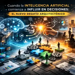 Cuando la inteligencia artificial comienza a influir en decisiones: el nuevo desafío arquitectónico