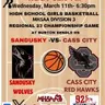 HS Girls Basketball Replay: MHSAA Division 3 Region 23 Final - Sandusky vs. Cass City 3-11-26