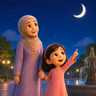 أنا ليا:هيا نخرج لنمشي معا أيها القمر I'm Lia