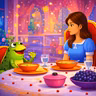 बेडूक आणि राजकन्या - The Frog and The Princess ( Kids' Marathi Story)