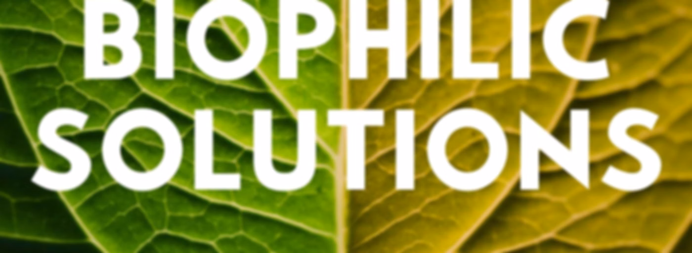 Biophilic Solutions: Nature Has the Answers