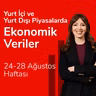 Yurt İçi ve Yurt Dışı Piyasalarda Ekonomik Veriler, 24-28 Ağustos Haftası