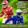 REVENGE: Kenneth Walker and Chiefs Attack Seattle Defense, MAJOR Fantasy Implications